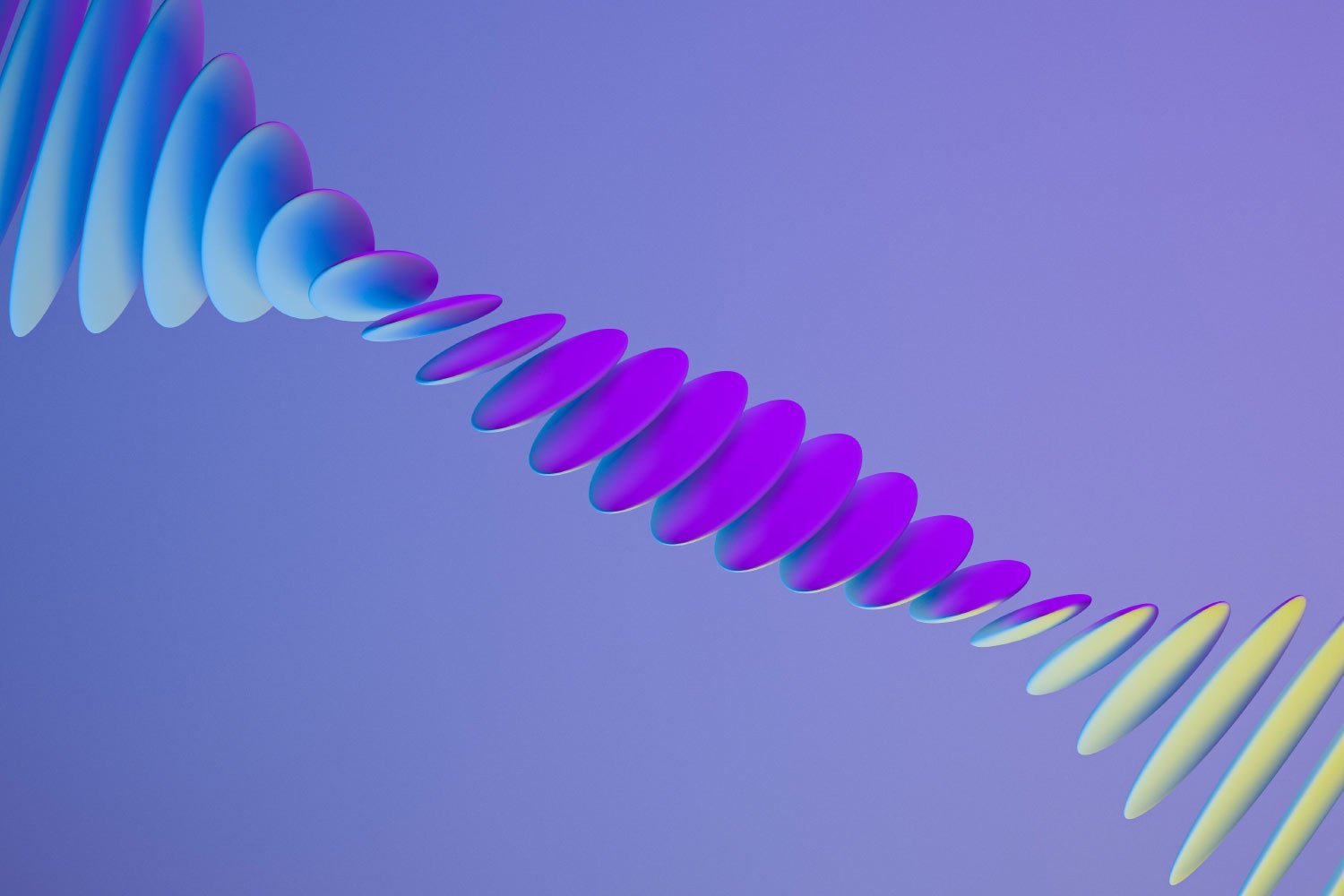 Abstract colorful swirling discs.